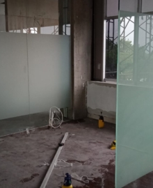 stiker kaca sandblast